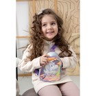 Сумка детская через плечо Мечтай на молнии, цвет сиреневый - фото 42738085