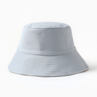 Панама двусторонняя унисекс MINAKU, цвет голубой, молочный, размер 56