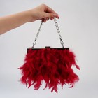 Цепочка с жемчугом для сумки, с карабинами, железная, d=8 мм, 30 см, цвет серебряный - Фото 5