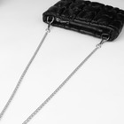Цепочка для сумки, с карабинами, железная, 6 × 8 мм, 120 см, цвет серебряный - Фото 3