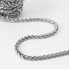 Цепочка для сумки, железная, 8.5×6.2 мм, 3 ± 0,1, м цвет серебряный - Фото 3
