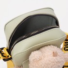 Сумка детская на молнии, цвет зелёный - фото 27134190