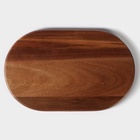 Набор для подачи сыра «Мрамор», 2 ножа, 28×18.5×1.5 см, акация - Фото 8