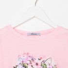 Лонгслив для девочки, цвет розовый, рост 122 см - Фото 2