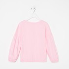 Лонгслив для девочки, цвет розовый, рост 122 см - Фото 3