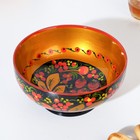 Салатник дерево «Чашка: Ягодка», 16×7 см, хохлома - Фото 2