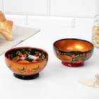 Салатник деревянный хохлома «Малый», 11×6 см - Фото 6