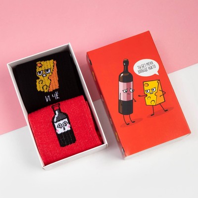 Носки женские KAFTAN «Вино», набор 2 пары, размер 36-39