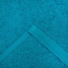 Полотенце махровое "Этель" 30*30 см, цв. темно-голубой, 100% хлопок, 340 г/м2 - Фото 4