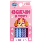 Свечи для торта «С Днем Рождения», 8 штук, Щенячий Патруль - Фото 5