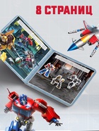 Магнитная книга с заданиями Трансформеры, 8 стр., 27 магнитов - Фото 5