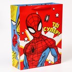 Пакет подарочный "Ты супер! Поздравляю!", Человек-паук, 31х40х11,5 см - Фото 3