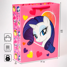 Пакет подарочный, My Little Pony, 31х40х11,5 см