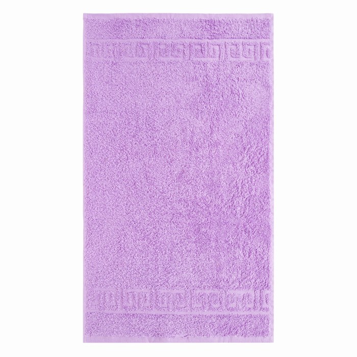 Полотенце махровое с греческим бордюром 40х70 см, REGAL ORCHID, хлопок 100%, 430г/м2 - Фото 1