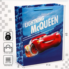 Пакет подарочный "McQueen", Тачки, 31х40х11,5 см - фото 1624949