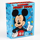 Пакет подарочный, 31 х 40 х 11,5 см "Mickey Mouse", Микки Маус - фото 9142021