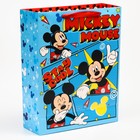 Пакет подарочный, 31 х 40 х 11,5 см "Mickey Mouse", Микки Маус - фото 9858727