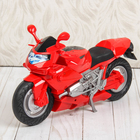 Светильник детский "Мотоцикл", h=17 см, ( от USB) красный - Фото 2