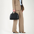 Сумка женская на молнии TEXTURA, средний размер, цвет чёрный - Фото 2