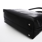 Сумка женская на молнии TEXTURA, средний размер, цвет чёрный - Фото 5