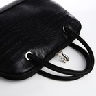 Сумка женская на молнии TEXTURA, средний размер, цвет чёрный - Фото 6