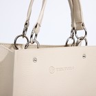 Сумка женская TEXTURA, тоут, средний размер, цвет бежевый - Фото 4