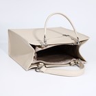 Сумка женская TEXTURA, тоут, средний размер, цвет бежевый - Фото 7