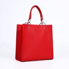 Сумка женская TEXTURA, тоут, средний размер, цвет красный - Фото 3