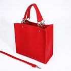 Сумка женская TEXTURA, тоут, средний размер, цвет красный - Фото 6