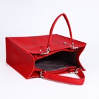 Сумка женская TEXTURA, тоут, средний размер, цвет красный - Фото 7