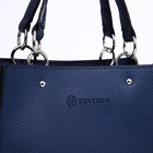 Сумка женская TEXTURA, тоут, средний размер, цвет синий - Фото 4