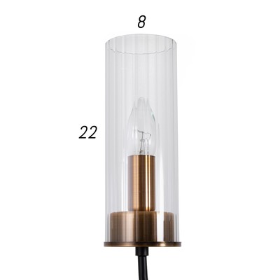Люстра 1757/6 E14 40 Вт черно-золотой 67×67×47 см BayerLux