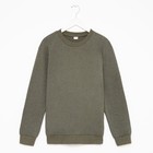 Свитшот мужской MINAKU: Casual collection MAN цвет хаки меланж, размер 50 - Фото 5