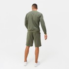 Свитшот мужской MINAKU: Casual collection MAN цвет хаки меланж, размер 56 - Фото 3
