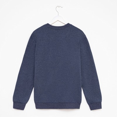 Свитшот мужской MINAKU: Casual collection MAN, размер 52, цвет индиго меланж