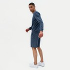 Свитшот мужской MINAKU: Casual collection MAN цвет индиго меланж, размер 54 - Фото 2