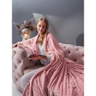 Плед Splendid peony, размер 200х220 см, цвет розовый - Фото 4