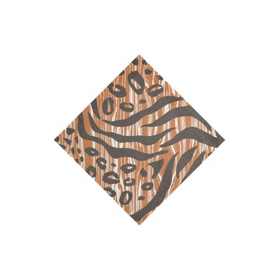Салфетка сервировочная Royal tiger, размер 40х40 см, цвет коричневый