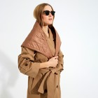 Платок женский MINAKU: Casual Collection цвет коричневый - Фото 3