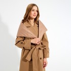 Платок женский MINAKU: Casual Collection цвет бежевый - Фото 4