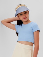 Козырёк плетёный для девочки MINAKU, синий, размер 50-52 - Фото 2