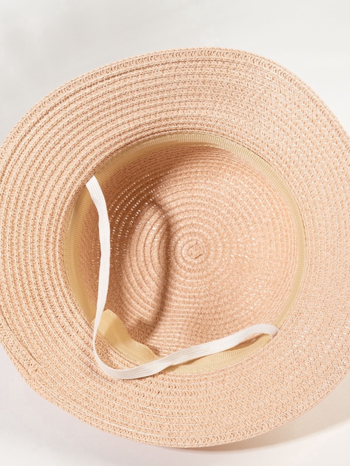 Шляпа для девочки MINAKU с бантом, розовая, размер 52 7311457