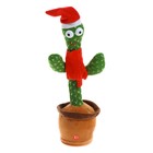 Интерактивная игрушка «Кактус танцующий новогодний» повторюшка - Фото 1