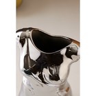 Ваза керамическая "Венера", настольная, серебристая, 25 см - Фото 5