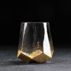 Стакан стеклянный Magistro «Дарио», 450 мл, цвет золотой - Фото 2
