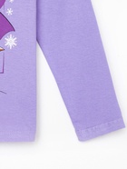 Лонгслив для девочки KAFTAN «Принцессы», сиреневый, размер 30 (98-104 см) 7354365