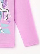 Лонгслив для девочки KAFTAN «Принцесса», сиреневый, размер 36 (134-140 см) 7374252
