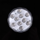 Светильник подводный с ПДУ, 10 LED, 3 Вт, IP68, RGB, от батареек 3*AAA (не в компл.) - Фото 5