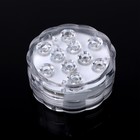 Светильник подводный, 10 LED, 3 Вт, IP68, RGB, от батареек 3хААА (не в компл.) - Фото 4