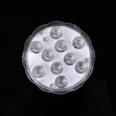 Светильник подводный, 10 LED, 3 Вт, IP68, RGB, от батареек 3хААА (не в компл.)